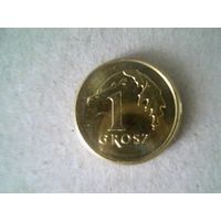 Монеты. Польша 1 грош 2024.
