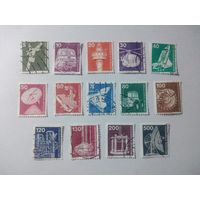 ГЕРМАНИЯ ФРГ 1975-1982  из серии ТЕХНИКА И ПРОМЫШЛЕННОСТЬ