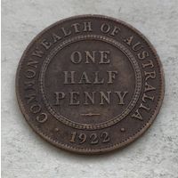 Австралия пол-пенни 1922 Георг V