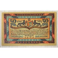 Нотгельд Ольденбург 50 пфеннигов 1921 год. Веймарская республика