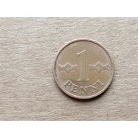 Финляндия 1 пенни, 1963г. (U-обм)