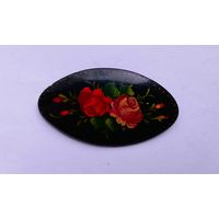 Брошка.Металл.Ручная роспись