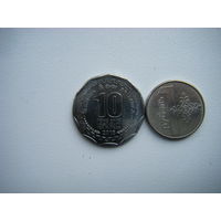 Шри-Ланка 10 рупий 2016г.