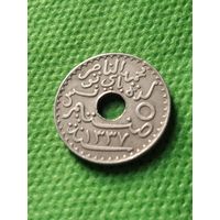 8. Распродажа! Тунис 5 сантимов, 1337 (1918) Нечастая!