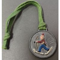 Оберег Егерей. Старенький. Цинк.