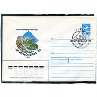 СССР 1989. ХМК. Конверт с СГ. Филвыставка Нечерноземье-89. Гашение Орел 1989