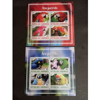 СЕРИЯ Блоков птицы   фауна  MNH