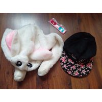 Шапочка, кепка, очки 5-6 лет. в хоро. сост. ЗА ВСЕ