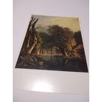 Открытка 1984г. М. ЛЕБЕДЕВ. В парке.