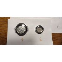 Корпуса старых наручных часов.