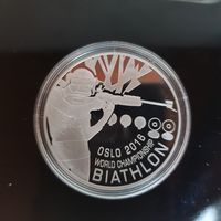 623. Чемпионат мира по биатлону 2016 года. Осло. 20 Рублей, 2016 г.
