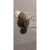 Сборный лот Российская Федерация 1 и 5 коп 19 штук
