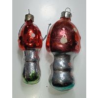 Ёлочная игрушка - Грибы , СССР .