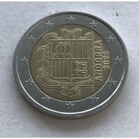 Андорра 2 евро 2023
