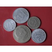 Монголия 5 монет