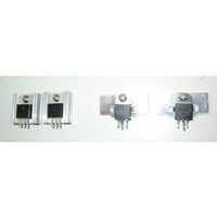 Транзисторы на радиаторах J13007-1 и  MJE13007