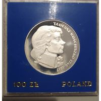 Тадеуш Костюшко, Польща. 100 Золотых 1976