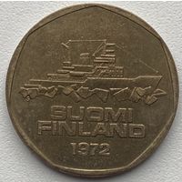 Финляндия 5 марок 1972 г. Ледокол Варма