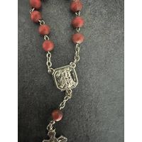 Католические четки (розарий) Винтаж Италия