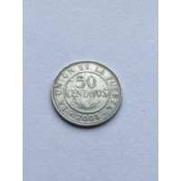 50 сентаво 2008 г., Боливия