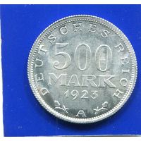Германия 500 марок 1923 А