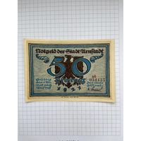 Нотгельд 50 пфеннигов Германия Урунштадт-0501