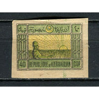 Азербайджанская Демократическая Республика - 1919 - Крестьянин с серпом 40К - [Mi.3x] - 1 марка. MH.  (Лот 2HX)-TG3P35