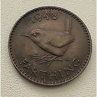 Великобритания 1 фартинг 1948   7-1-1