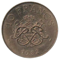 Княжество Монако. 10 франков 1982