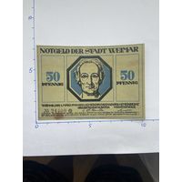 Нодгельд 50 пфеннигов Веймар. Веймарская республика - 0202