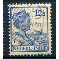 Нидерландская Индия - 1914/15г. - королева Вильгельмина, 12 1/2 с - 1 марка - гашёная [Mi 116]. #3-WB-75-A-1