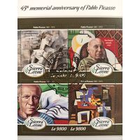 Сьерра Леоне 2018. Великий художник Пабло Пикассо