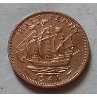 1/2 пенни, Великобритания 1964 г.