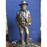 Бронзовая статуэтка Путник, Австрия, супер детализация!