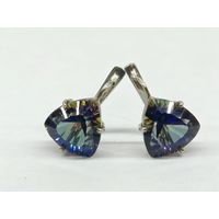 Серьги среребро 925 пр. Общий вес7,3 гр. С рубля