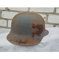 Каска М 42 крепкая, остатки краски, доп. фото пишите