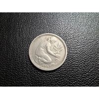 Германия 50 пфеннигов 1949 "J" - Гамбург