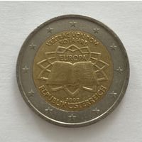 2 евро Австрия 2007 50-летие подписания Римского договора
