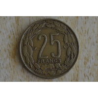 Экваториальная Африка -Камерун 25 франков 1972 с 1 руб   Нечастая!