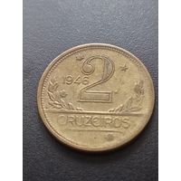 Бразилия 2 крузейро 1946 г.