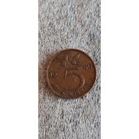 Нидерланды 5 цент 1980