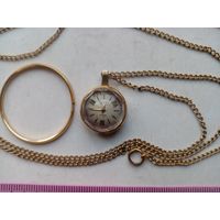 ЧАСЫ ЧАЙКА КУЛОН СССР