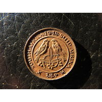 ЮАР. 1\4 пенни.1948. С 20 копеек. Распродажа коллекции. Смотрите другие лоты.