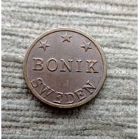 Werty71 Игровой жетон Bonik Sweden Швеция токен