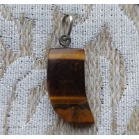 Ювелирное украшение подвеска из минерала "Тигровый глаз". Ушко Серебро! Ювелирный магазин SUNLIGHT BRILLIANT. Сторгуй за свою цену, предложи обмен!