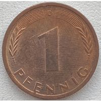 Германия 1 пфенниг 1972 г. D