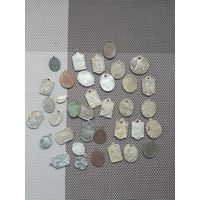 Сборный лот медальонов, ладонок с рубля!