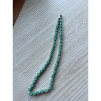 Бусы, прессованная бирюза, 50- е