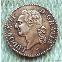 Франция 1 соль 1788 года. Людовик XVI Предложи свою цену или обмен!
