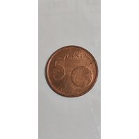 Кипр 5 евроцентов 2008